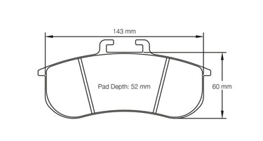 Pagid Racing Brake Pads No. 8197 - Discovery Parts